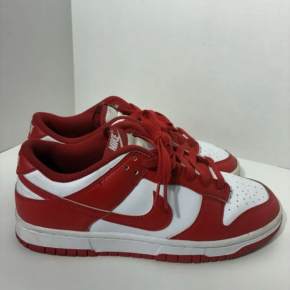 Nike Dunk Low Retro St. John’s Men’s Size 8.5 Red White HF5441-104